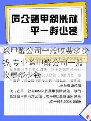 除甲醛公司一般收费多少钱,专业除甲醛公司一般收费多少钱-第1张图片-求稳装修网