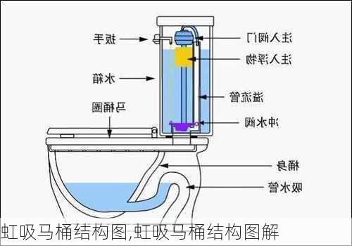 虹吸马桶结构图,虹吸马桶结构图解