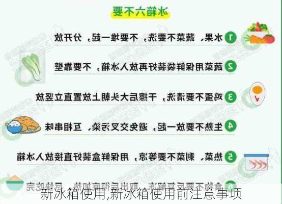 新冰箱使用,新冰箱使用前注意事项-第3张图片-求稳装修网