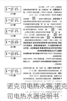 诺克司电热水器,诺克司电热水器说明书-第2张图片-求稳装修网