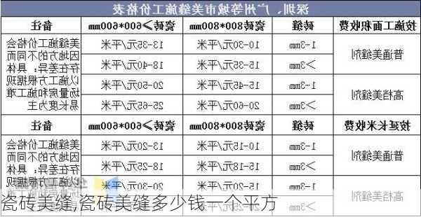 瓷砖美缝,瓷砖美缝多少钱一个平方-第1张图片-求稳装修网