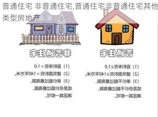 普通住宅 非普通住宅,普通住宅非普通住宅其他类型房地产-第1张图片-求稳装修网