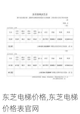 东芝电梯价格,东芝电梯价格表官网-第1张图片-求稳装修网