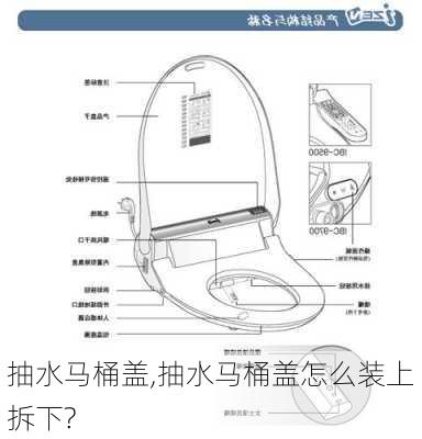 抽水马桶盖,抽水马桶盖怎么装上拆下?-第1张图片-求稳装修网