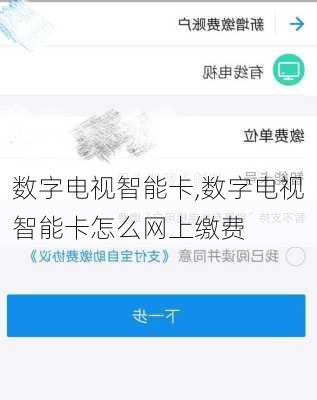 数字电视智能卡,数字电视智能卡怎么网上缴费-第2张图片-求稳装修网