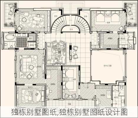 独栋别墅图纸,独栋别墅图纸设计图-第2张图片-求稳装修网