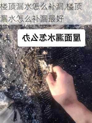 楼顶漏水怎么补漏,楼顶漏水怎么补漏最好-第2张图片-求稳装修网