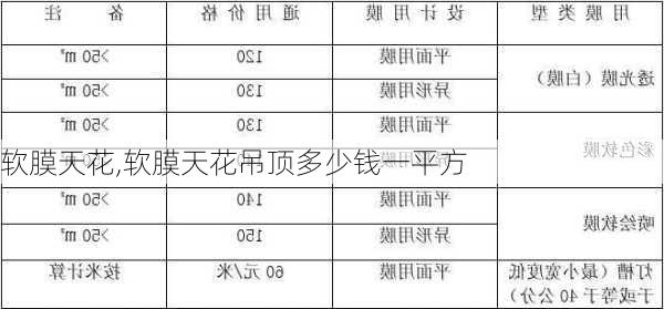 软膜天花,软膜天花吊顶多少钱一平方-第2张图片-求稳装修网