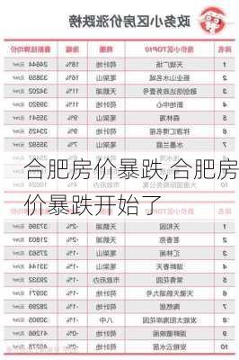 合肥房价暴跌,合肥房价暴跌开始了-第3张图片-求稳装修网