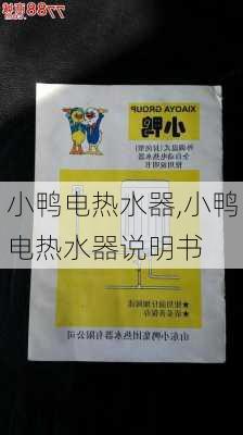 小鸭电热水器,小鸭电热水器说明书-第3张图片-求稳装修网