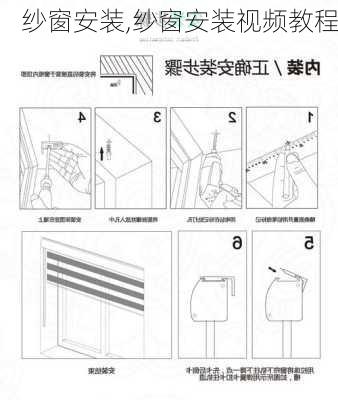 纱窗安装,纱窗安装视频教程-第3张图片-求稳装修网