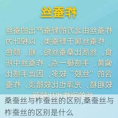 桑蚕丝与柞蚕丝的区别,桑蚕丝与柞蚕丝的区别是什么-第3张图片-求稳装修网