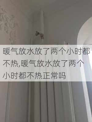 暖气放水放了两个小时都不热,暖气放水放了两个小时都不热正常吗-第3张图片-求稳装修网