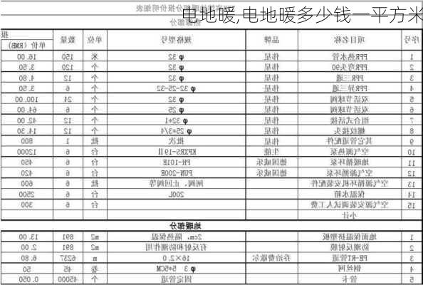 电地暖,电地暖多少钱一平方米-第2张图片-求稳装修网