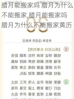 腊月能搬家吗 腊月为什么不能搬家,腊月能搬家吗 腊月为什么不能搬家黄历-第1张图片-求稳装修网