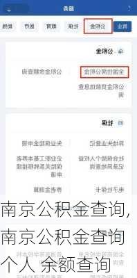 南京公积金查询,南京公积金查询 个人 余额查询-第2张图片-求稳装修网