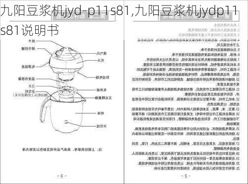 九阳豆浆机jyd-p11s81,九阳豆浆机jydp11s81说明书-第1张图片-求稳装修网