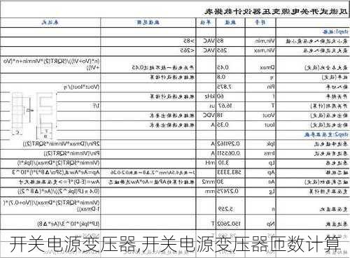 开关电源变压器,开关电源变压器匝数计算-第1张图片-求稳装修网