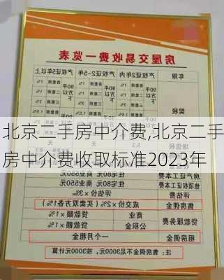 北京二手房中介费,北京二手房中介费收取标准2023年-第2张图片-求稳装修网