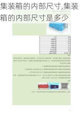 集装箱的内部尺寸,集装箱的内部尺寸是多少-第2张图片-求稳装修网