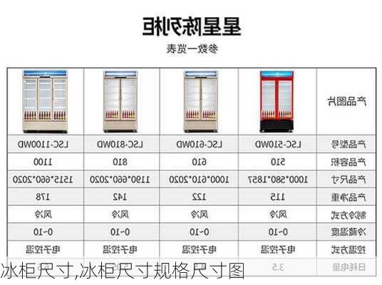 冰柜尺寸,冰柜尺寸规格尺寸图-第3张图片-求稳装修网