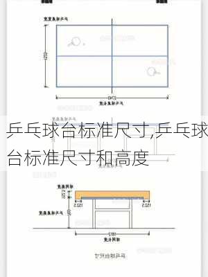 乒乓球台标准尺寸,乒乓球台标准尺寸和高度-第3张图片-求稳装修网