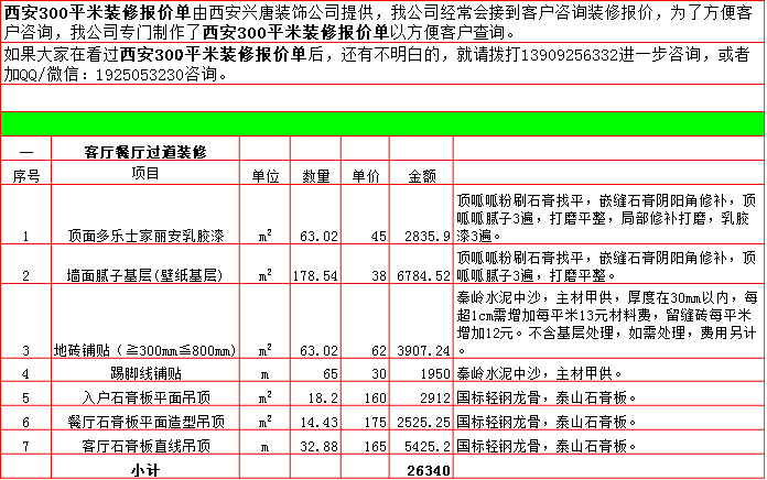 西安家庭装修,西安家庭装修价格表-第2张图片-求稳装修网