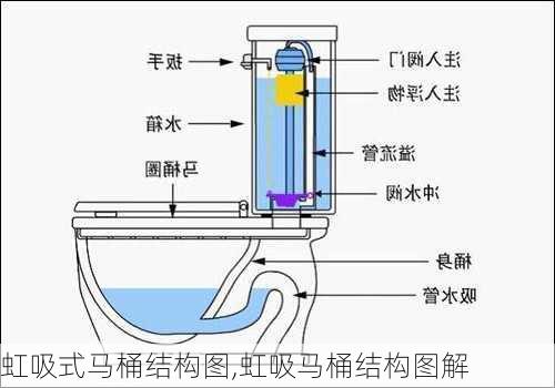 虹吸式马桶结构图,虹吸马桶结构图解-第1张图片-求稳装修网