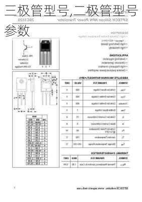 三极管型号,二极管型号参数-第2张图片-求稳装修网