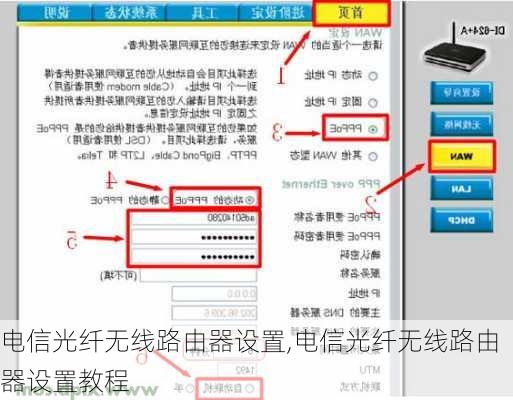 电信光纤无线路由器设置,电信光纤无线路由器设置教程-第2张图片-求稳装修网