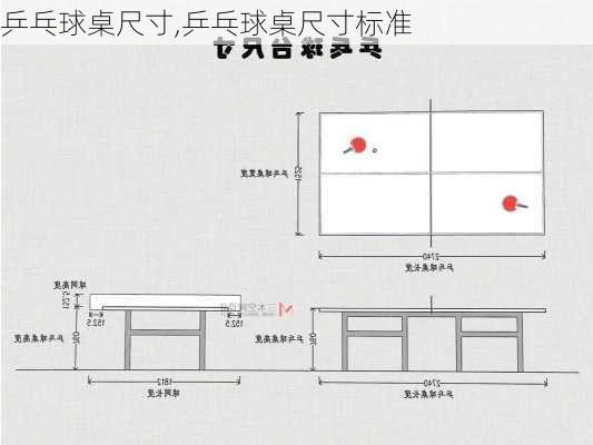 乒乓球桌尺寸,乒乓球桌尺寸标准-第2张图片-求稳装修网