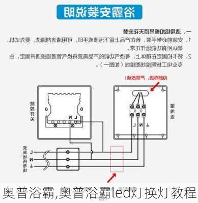 奥普浴霸,奥普浴霸led灯换灯教程-第1张图片-求稳装修网