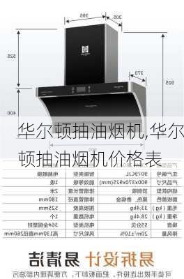 华尔顿抽油烟机,华尔顿抽油烟机价格表-第1张图片-求稳装修网