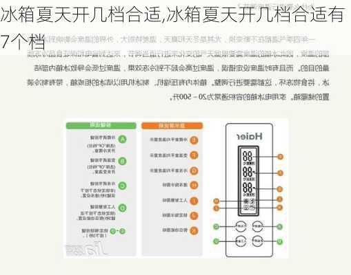 冰箱夏天开几档合适,冰箱夏天开几档合适有7个档-第1张图片-求稳装修网