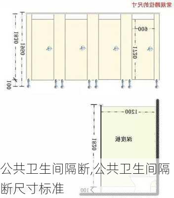 公共卫生间隔断,公共卫生间隔断尺寸标准-第1张图片-求稳装修网