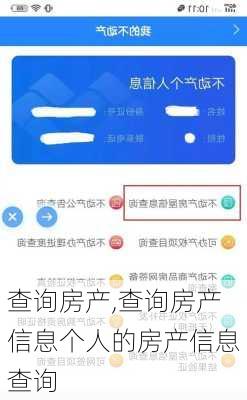 查询房产,查询房产信息个人的房产信息查询-第1张图片-求稳装修网