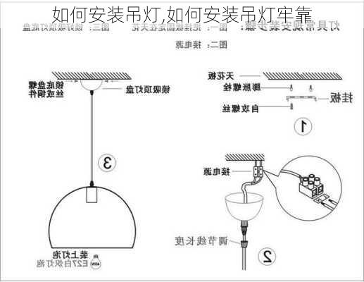 如何安装吊灯,如何安装吊灯牢靠-第2张图片-求稳装修网