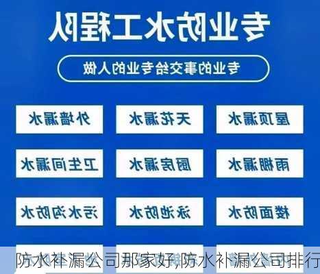 防水补漏公司那家好,防水补漏公司排行-第3张图片-求稳装修网