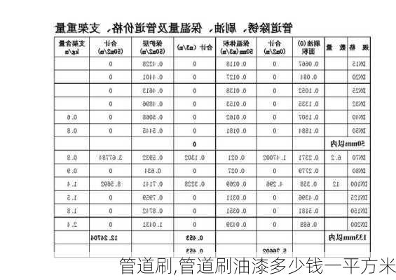 管道刷,管道刷油漆多少钱一平方米-第3张图片-求稳装修网