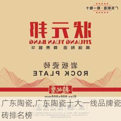 广东陶瓷,广东陶瓷十大一线品牌瓷砖排名榜-第3张图片-求稳装修网