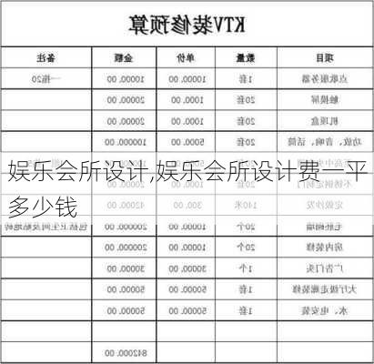 娱乐会所设计,娱乐会所设计费一平多少钱-第2张图片-求稳装修网