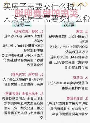 买房子需要交什么税,个人购买房子需要交什么税-第2张图片-求稳装修网