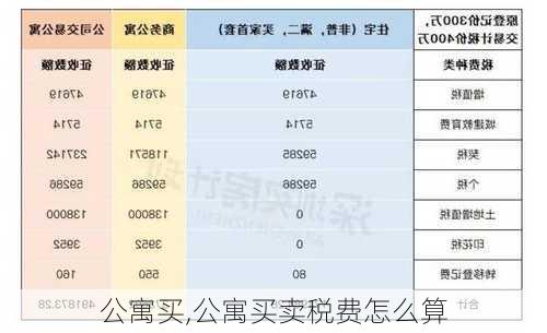 公寓买,公寓买卖税费怎么算-第3张图片-求稳装修网