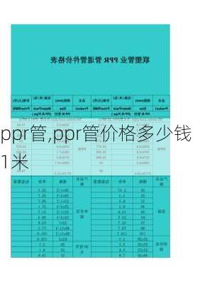 ppr管,ppr管价格多少钱1米-第1张图片-求稳装修网