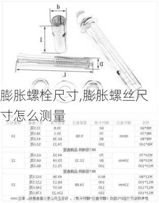 膨胀螺栓尺寸,膨胀螺丝尺寸怎么测量-第2张图片-求稳装修网