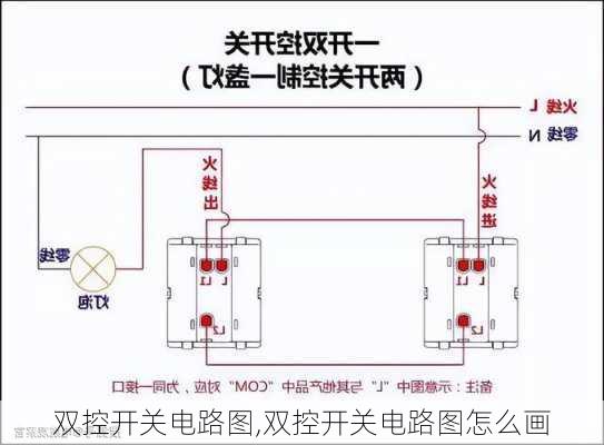 双控开关电路图,双控开关电路图怎么画