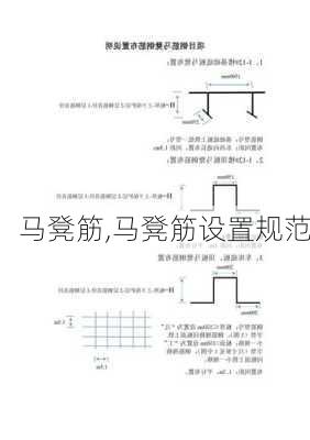 马凳筋,马凳筋设置规范-第1张图片-求稳装修网