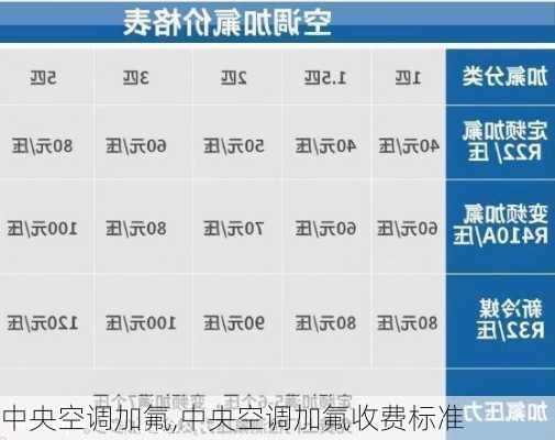 中央空调加氟,中央空调加氟收费标准-第3张图片-求稳装修网