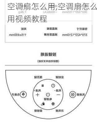 空调扇怎么用,空调扇怎么用视频教程-第3张图片-求稳装修网