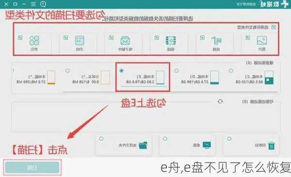 e舟,e盘不见了怎么恢复-第1张图片-求稳装修网